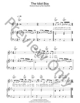 Idiot Boy piano sheet music cover